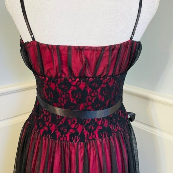 Vintage Y2K City Triangles Short Ombre Fairy Whimsygoth Party Prom Formal Dress - Picture 4 of 11